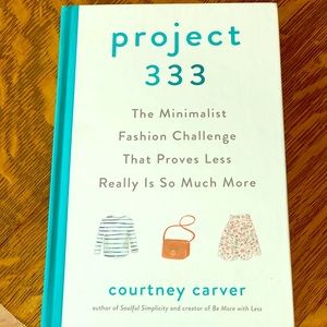 Project 333 hardcover book